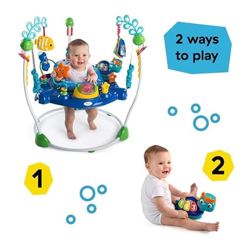 Baby Einstein Neptune's Ocean Discovery Activity Baby Jumper Activity Center, Ages 6 Months +, Max Weight 25 lbs., Unisex thumbnail 4