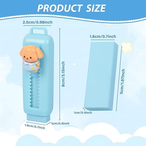 24 Pcs Cute Retractable Eraser for Pencils Cute School Supplies Kawaii Erasers for Kids Fun Cartoon Erasers Back to School Supplies Kid Party Favors Gift (Style 1) thumbnail 2