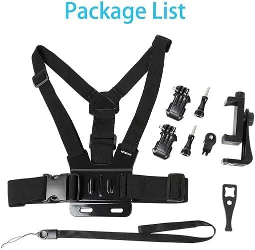 PellKing Mobile Phone Chest Mount Harness Strap Holder Cell Phone Clip Action Camera POV for Samsung iPhone Plus etc thumbnail 6