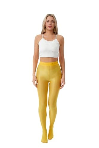 Frola Shaping Tights for Women 70D Shimmery Pantyhose for Dance Ballet Glitter Socks thumbnail 3