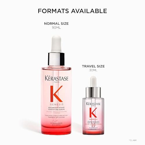 Kerastase Genesis Hair Serum | Daily Strengthening Treatment for Weak or Damaged Hair | Nourishes and Reinforces Hair | Anti-Breakage | Silicone-Free | For Weakened Hair | Serum Fortifiant thumbnail 5