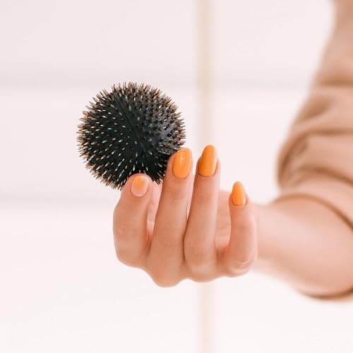 Lyapko Akupunktur Hand-Fußmassage Schwarz Nadelball 4,0Ag Premium Aktivmassagegerät Unisex Stachelball einzigartiges Therapiegerät-Massageball Igelball Akupressurkugeln für Stressabbau Entspannun thumbnail 3