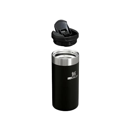 STANLEY Aerolight Transit Thermobecher 0.35L - Hält 4 Stunden Heiß - Spülmaschinenfest - Kaffeebecher To Go Auslaufsicher - Kompatibel Mit Gängigen Pkw-Getränkehalterungen - Thermosflasche - Black thumbnail 9