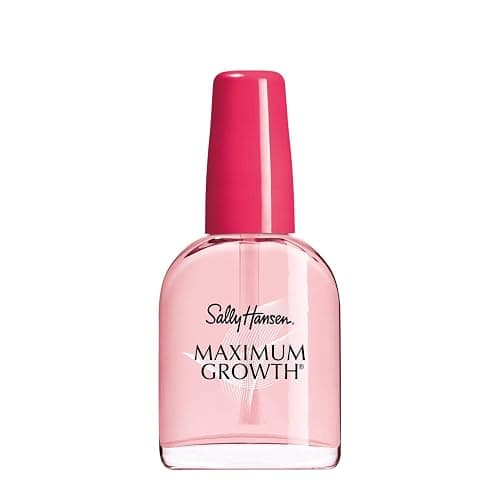 Sally Hansen Nail Treatment Maximum Growth® Nail Strengthener | Base Coat & Nail Protectant | Triple Protein & Silk Formula for Strong, Healthy Nails - Image 1