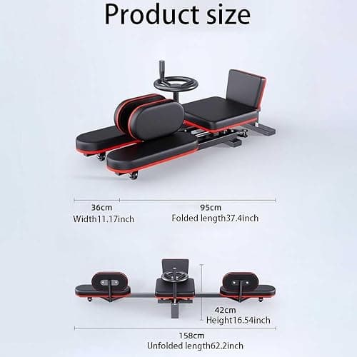 Leg Stretcher Stretching Splits Assist Trainer Machine Heavy Duty 3 Bar Leg Split Stretching Machine for Ballet Ballet Yoga Dance Martial Arts Home Gym Yoga Dance,B thumbnail 7