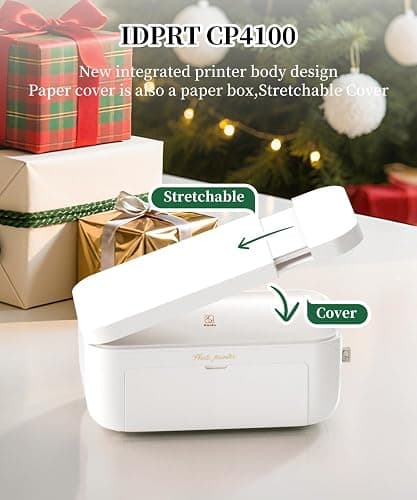 iDPRT 4x6 Photo Printer - 108 Sheets & 2 Ribbon, Instant Picture Printer for iPhone, Android - Thermal Dye Sublimation, WI-Fi Connnecting, Color Photo Printers for Home Use thumbnail 5