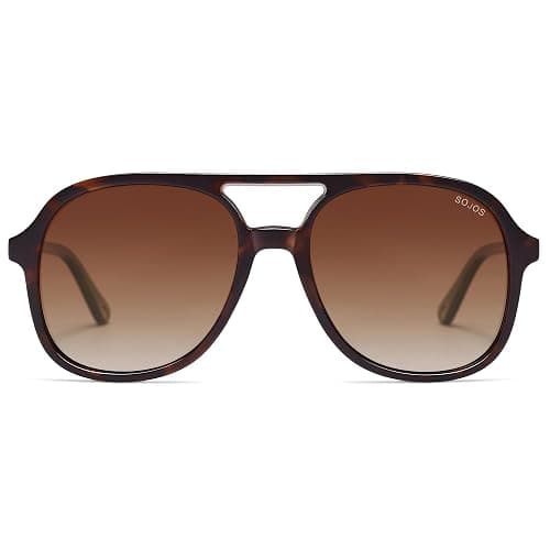 SOJOS Retro Polarized Aviator Sunglasses Womens Mens Classic 70s 80s Vintage Trendy Square Aviators SJ2174 thumbnail 2
