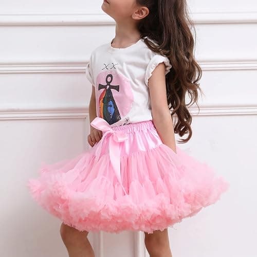 XinChangShangMao Girl's Petticoat, Baby Girls Soft Tutu Skirt Fluffy Pettiskirt Princess Ballet Dance Skirts thumbnail 6
