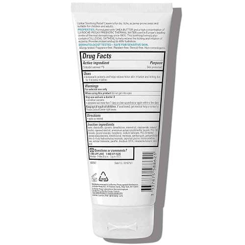 La Roche-Posay Lipikar Soothing Relief Eczema Cream, Face and Body Lotion For Eczema and Sensitive, Dry Skin, Moisturizer with Colloidal Oatmeal to Relieve Irritation thumbnail 2