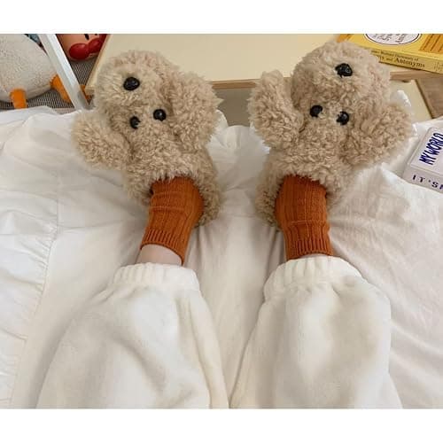Cute Plush Kawaii Women's Fluffy Home Slippers thumbnail 7