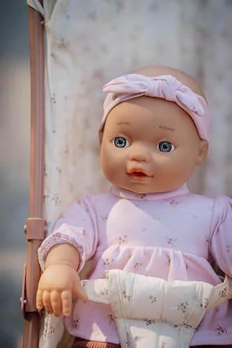 Little Dutch Babypuppe Puppe Lily 6-teiliges-Set (Puppenkleidung, Schnuller und Trinkflasche) Blaue Augen und Weichkörper - 36 cm - ab 18 Monaten thumbnail 6