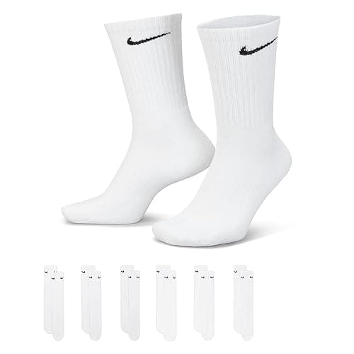Nike Unisex Adult Everyday Cushioned Training Crew Socks (6-Pack) | Mens and Womens - Image 1