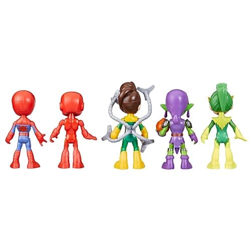 Spidey and his Amazing Friends Hasbro Marvel, Friends & Foes Pack, 5 Action Figures, 4-Inch, Preschool Super Hero Toys for Kids Ages 3 and Up (Amazon Exclusive) thumbnail 13