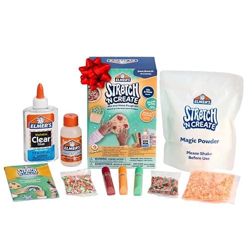 Elmer’s Stretch 'N Create Dough Kit, 3 Ways to Play, Snack Shack Kit, 9 Count - Perfect for Birthday Party Gift, School Classroom Activity, Kids Craft Summer Fun - Image 1