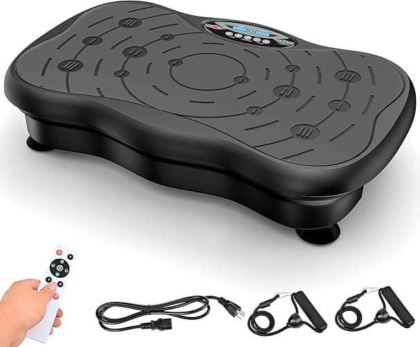 Vibration Plate Exercise Machine for Lymphatic Drainage Weight Loss, Whole Body Workout Vibration Fitness Platform ,Home Training Equipment ,Sport Gym for Weight Loss Fat Burner for Women Men - Image 1