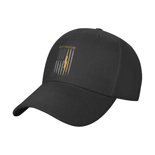 Zusolf Electrician USA Flag American Electrician Baseball Cap thumbnail 2