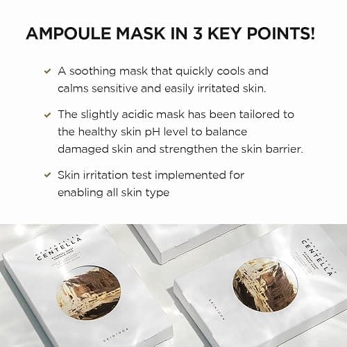 SKIN1004 Madagascar Centella Watergel Sheet Ampoule Mask, 1box - 5ea thumbnail 4