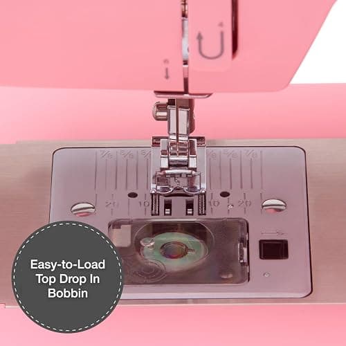 SINGER 4411 Heavy Duty Pink Sewing Machine with Accessories | High Speed, 69 Stitch applications, Strong Motor, Metal Frame, LED Light & 4-Step Buttonhole thumbnail 6
