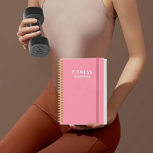 Fitness Journal for Women & Men - A5 Workout Journal/Planner Daily Exercise Log Book to Weight Loss, Gym, Muscle Gain, Bodybuilding Progress - Daily Personal Health & Wellness Tracker, Spiral-Bound, 5.8" x 8.3", Pink thumbnail 7