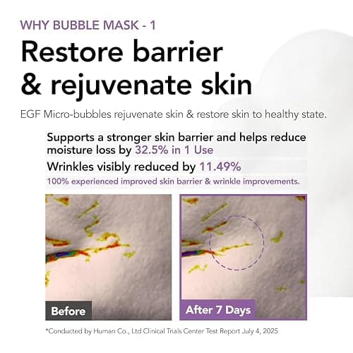 MENOKIN 30 Seconds Bubble Mask (2.36 fl.oz (70ml), Repair) thumbnail 2