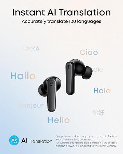 soundcore Anker P20i, True Wireless Earbuds, 10mm Drivers with Big Bass | Bluetooth 5.3, 30H Long Playtime, IPX5 Water-Resistant, 2 Mics for AI Clear Calls, 22 Preset EQs, Customization via App thumbnail 4