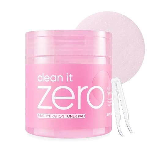 BANILA CO Clean it Zero Pink Hydration Toner Pad | Vegan Korean 3-Layered Pads | Hyaluronic Acids and Vitamin Complex to Moisturize and Soothe Skin | Hypoallergenic, Alcohol Free (70 Pads) - PINK HYDRATION (70EA) - Image 1