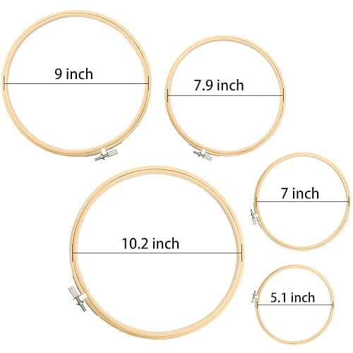 Similane Embroidery Kit 215 Pcs,100 Colors Threads,5 Pcs Embroidery Hoops,3 Pcs Aida Cloth,40 Sewing Pins,Cross Stitch Tools and Embroidery Starter Kit for Adults Beginners thumbnail 7