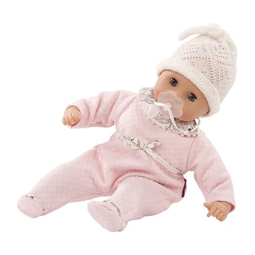 Götz 1320588 Muffin Baby Traumblume Puppe 33 cm Babypuppe Blaue Schlafaugen | 4-tlg, ohne Haare, Weichkörper, für Kinder ab 18 Monaten, waschbar, mit Schnuller - Image 1