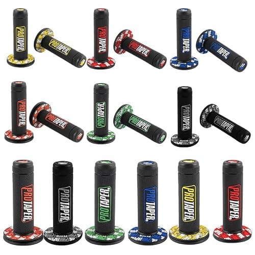7/8" Motorcross Handle Grips Dirt Bike 22mm 24mm Truster Grips Motorcycle Ergonomic Bar End Non Slip Grip Gel Gep Scooter Cruiser Racing Mountain thumbnail 7