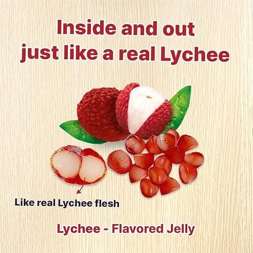 Korean Fruit Jelly Candy – Assorted Chewy Gummy Snacks –3 Fruity Flavors (Grape, Lychee, Mango) – Individually Wrapped – Perfect for Kids & Adults – 알맹이젤리 (3Flavor Mix 1.26oz × 6p) thumbnail 8
