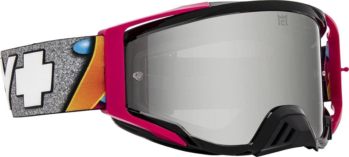 SPY Optic Foundation MX Goggle, Motorsports Goggles, Color and Contrast Enhancing Lenses - Image 1