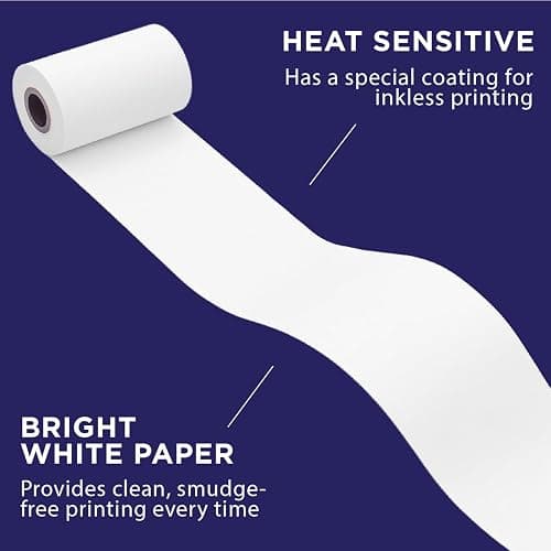 PaperPlanet Thermal Receipt Paper for Clover Compact | 30 Rolls thumbnail 6