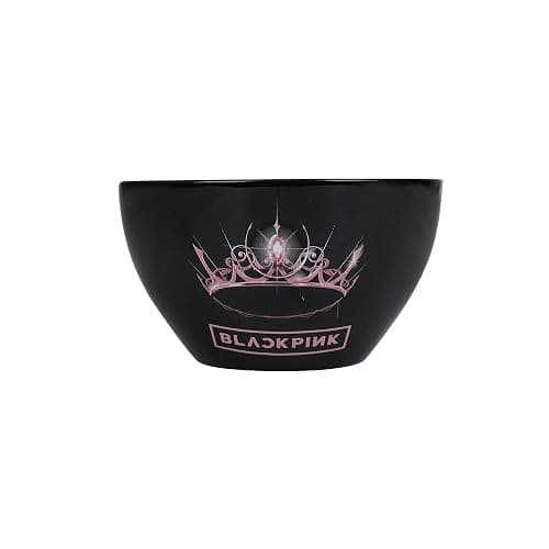 Bioworld Blackpink Crown and Logo Ceramic Ramen Bowl and Plastic Chopsticks Set thumbnail 2