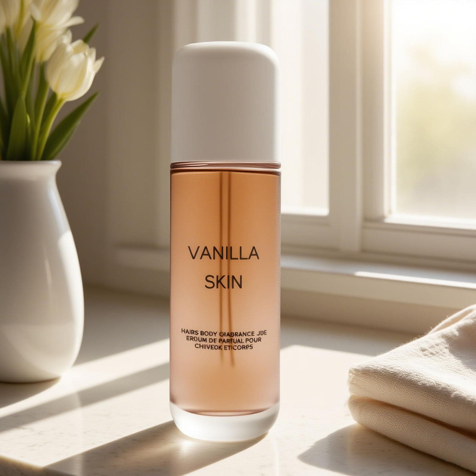 Vanilla Skin Perfume,Vanilla Essential Oil for Skin,Long-Lasting Fragrance Spray for Women, Vanilla Skin Body Mist,Eau De Toilette Spray,Vanilla Hair & Body Perfume Spray (1pcs) thumbnail 4