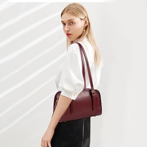 MINKARS Swing Zip Shoulder Bag with Cherry Bag Charm thumbnail 3