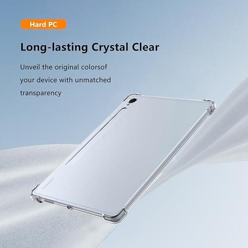 Natbok Case Clear for Samsung Galaxy Tab S10 FE Plus 13.1 Inch 2025,Advanced Airbag Drop Protection,Flexible Silicone TPU Shockproof Anti-Scratch,Slim-Fit Shell Case Galaxy Tab S10 FE+ Tablet Cover thumbnail 7