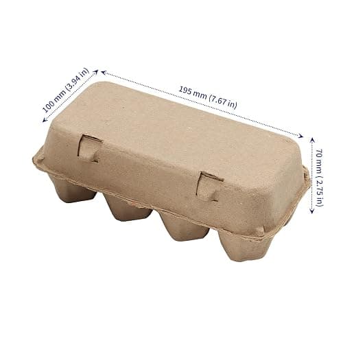 SOUJAP 30 Pack 8 Count Egg Cartons Bulk, Cardboard Pulp Egg Cartons Storage Containers thumbnail 2
