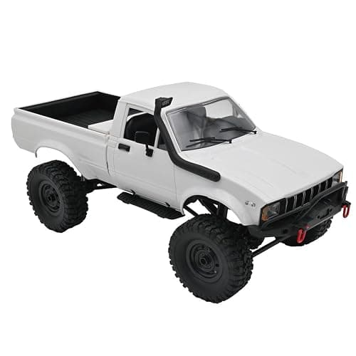 SVERTIBO 1/16 Scale RC Crawler, WPL C24-1 RC Truck RTR 4x4 Off-Road Pick-up Car 2.4GHz Remote Control RC Rock Crawler with Upgraded Battery & LED Lights - Image 1