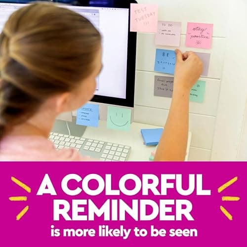 Post-it Recycled Super Sticky Pop-up Notes, 1 7/8" x 1 7/8", Wanderlust Pastels Collection, 70 Sheet/Pad, 18 Pads/Pack | School Supplies and Office Products, 2X the Sticking Power thumbnail 5