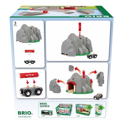 BRIO World – 36044 Exploding Tunnel | Toy Train Set for Kids Ages 3 Years and Up thumbnail 3