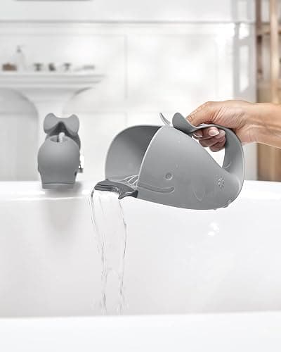 Skip Hop Moby Bath Rinse Cup: Tear-free Waterfall Rinser, Grey thumbnail 12