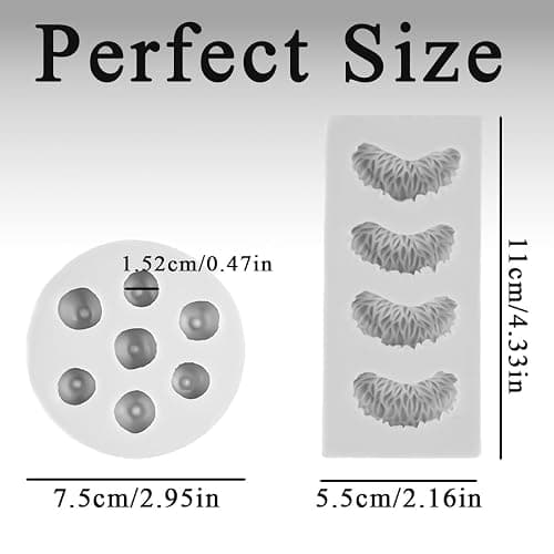 4 PCS Fruit Shaped Silicone Molds - 3D Mini Chocolate & Fruit Jelly Molds Strawberry Orange Blueberry Mulberry Candle Silicone Fruit Mold for Cupcake Decorating, Soap, Chocolate thumbnail 3