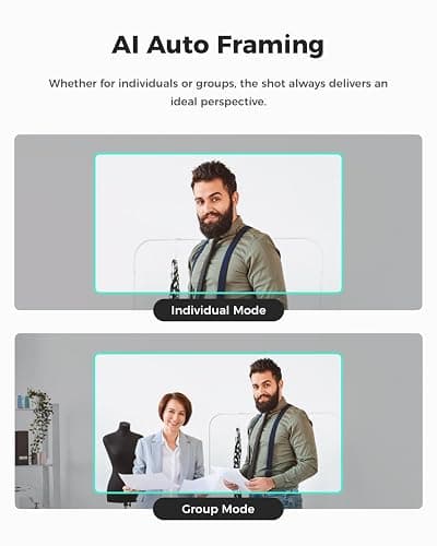 OBSBOT Meet SE 1080P 100FPS Webcam for PC, AI Framing Streaming Camera with 1/2.8" Sensor, Beauty Mode, Gesture Control, Staggered HDR, Web Camera for Desktop Computer, Laptop, Meeting.(Space Grey) thumbnail 5