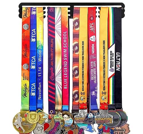 Goutoports Medal Hanger Display - Showcase and Protect Your Medals in Style Metal Resistant to Damage Breakage Bending - Equipped with Mounting Accessories Easy to Install - Image 1