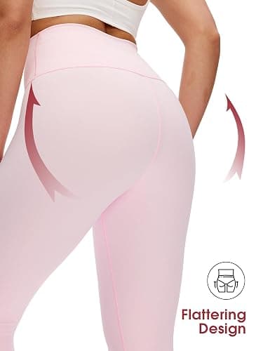 NANJI High Waisted Leggings for Women - Buttery Soft Yoga Pants, Squat Proof Stretch Workout Running Casual Leggings thumbnail 3