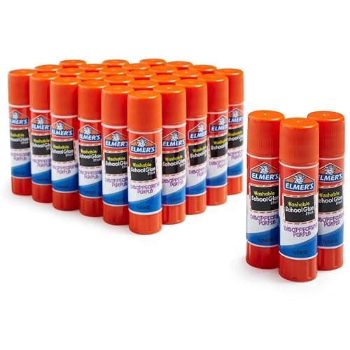 Elmer's Disappearing Purple School Glue Sticks, Washable, 7 Grams, 30 Count - Posters, Back to School, Bulk Pack for Classrooms, #1 Teacher Brand thumbnail 3