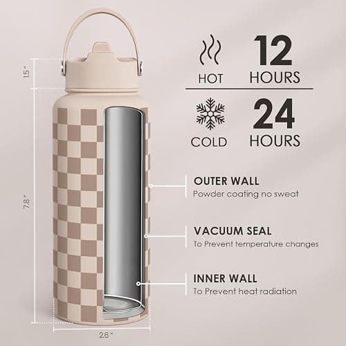 Checker Water Bottle thumbnail 3