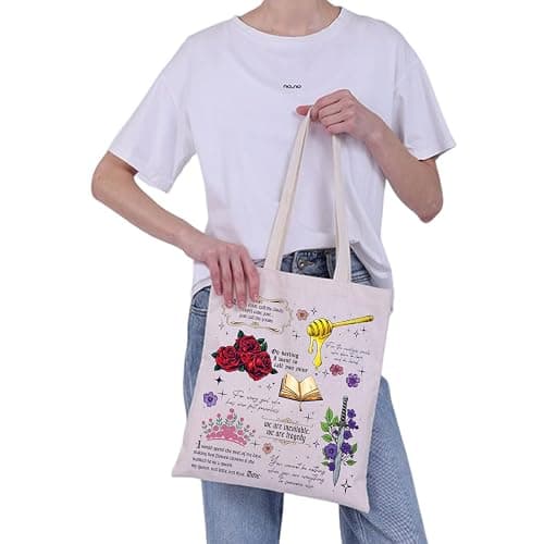VAMSII Powerless Book Inspired Gifts Romantic Fan Tote Bag Powerless Bookish For Fan Gifts thumbnail 6