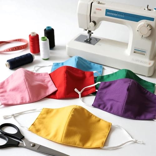 Aubliss 50pcs 100% Cotton Fabric Bundle 10" x 10" PreCut Fat Squares Sheets Printed Floral Sewing Supplies for Patchwork Sewing DIY Crafting Quilting Fabric (50PCS 10"x10", Solid) thumbnail 2