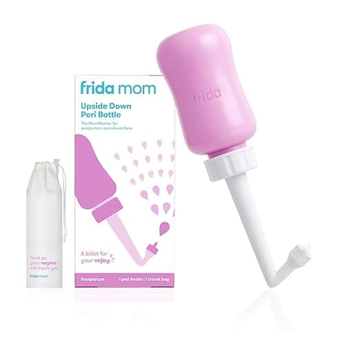 Frida Mom Upside Down Peri Bottle for Postpartum Care, Portable Bidet Perineal Cleansing and Recovery for New Mom, The Original Fridababy MomWasher - Image 1